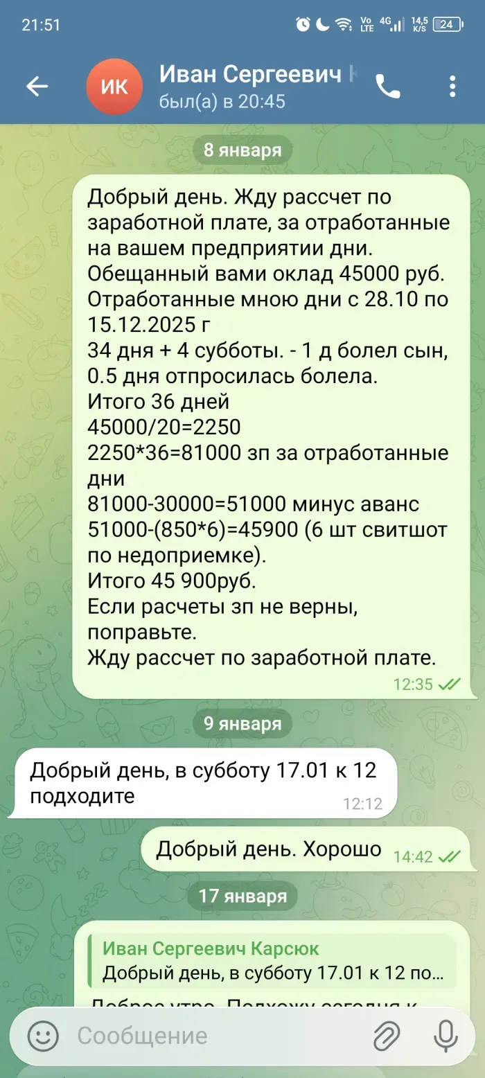 Карсюк И.С.